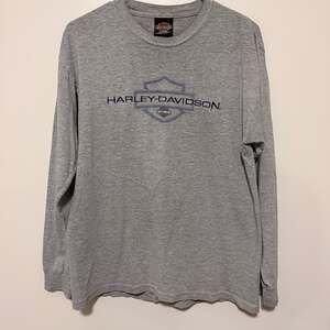 Vintage Y2K Harley-Davidson Motor Cycles Long Sleeve Gray Medium